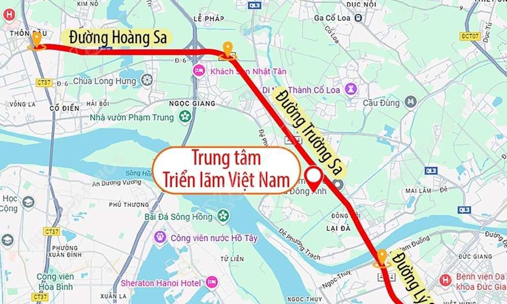  Phân luồng giao thông phục vụ Triển lãm thành tựu đất nước đến hết 15/9